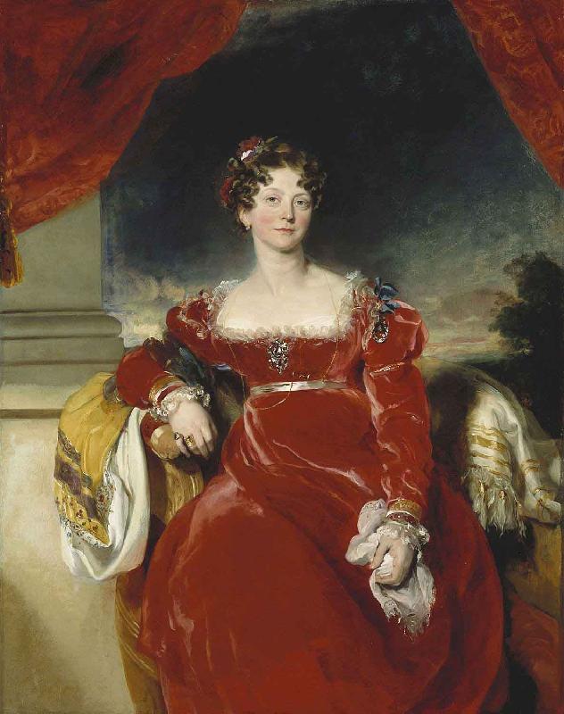 LAWRENCE, Sir Thomas Portrait of Princess Sophia oil painting image